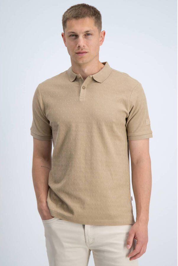 GABBIANO regular fit polo amandel