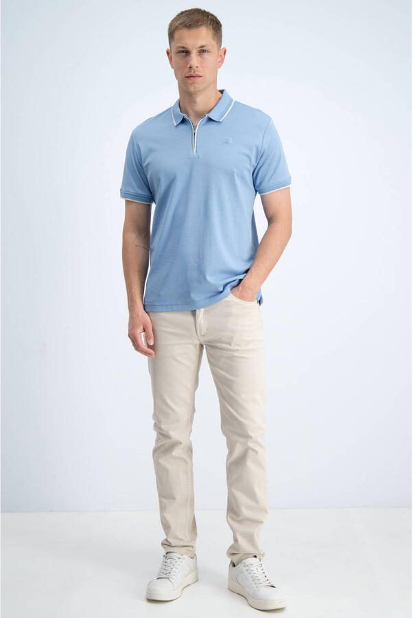 GABBIANO regular fit polo blauw - Foto 3
