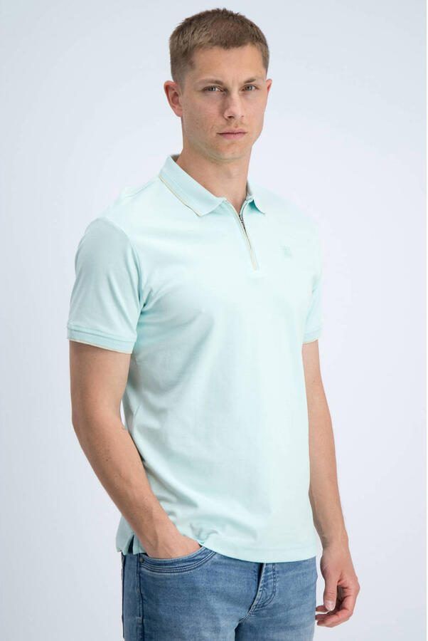 GABBIANO regular fit polo groen