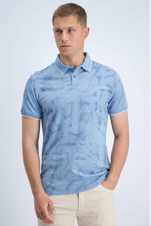 GABBIANO regular fit polo met print allure blauw - Foto 2