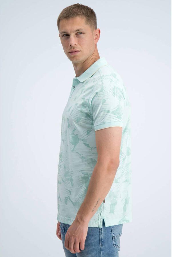 GABBIANO regular fit polo met print lichtblauw - Foto 2