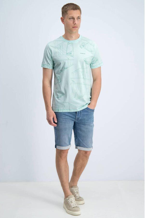 GABBIANO regular fit T-shirt met print groen - Foto 2