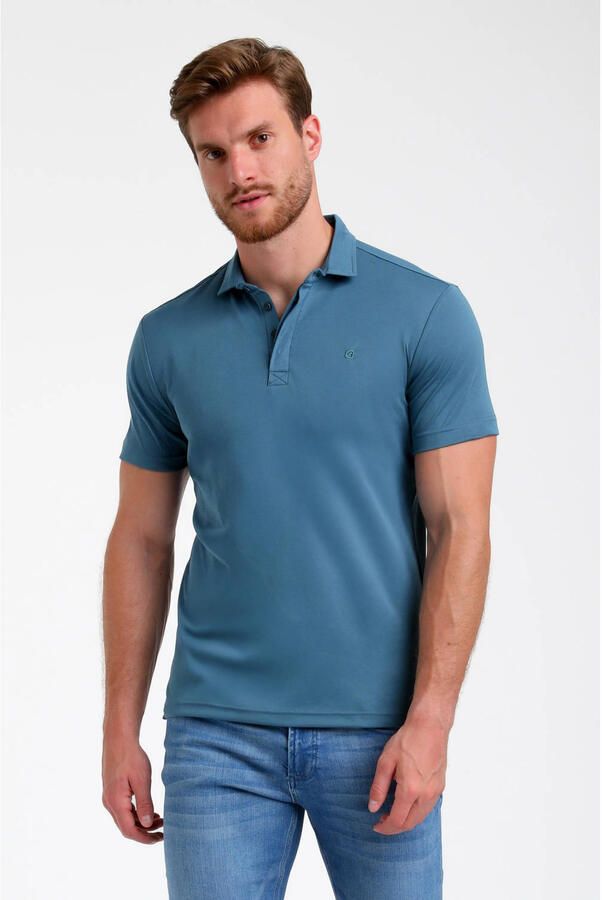 GABBIANO regular polo blauw - Foto 2