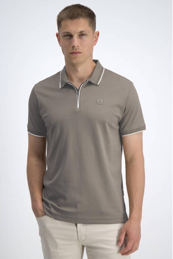 GABBIANO regular polo bruin