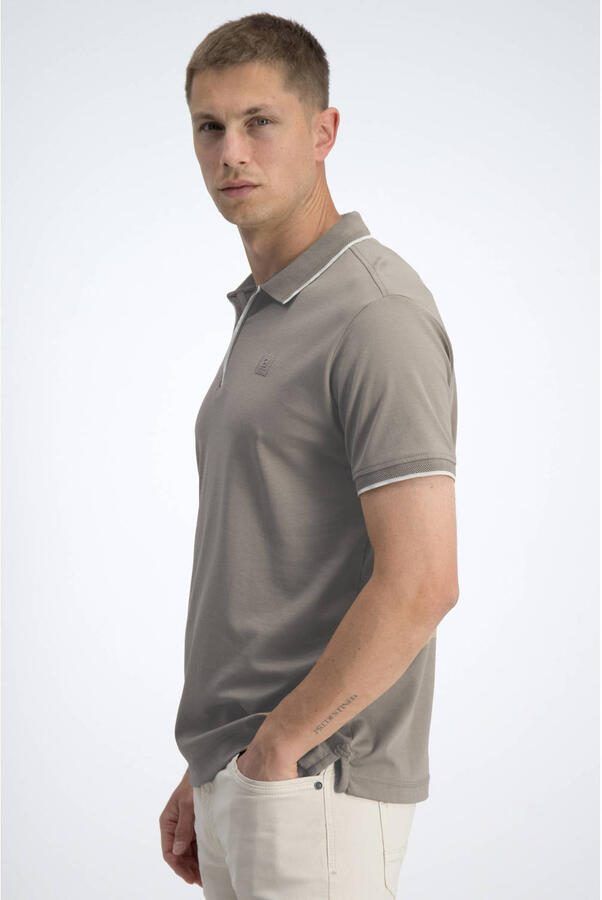 GABBIANO regular polo bruin - Foto 2
