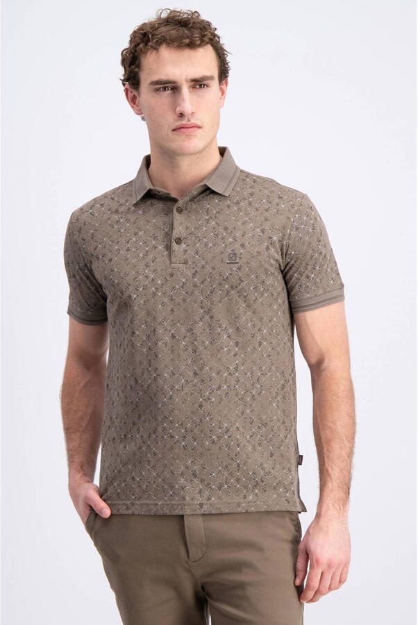 GABBIANO regular polo bruin