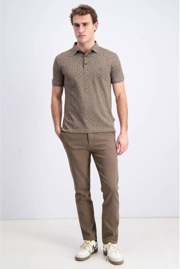 GABBIANO regular polo bruin - Foto 3