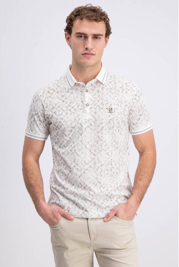 GABBIANO regular polo ecru