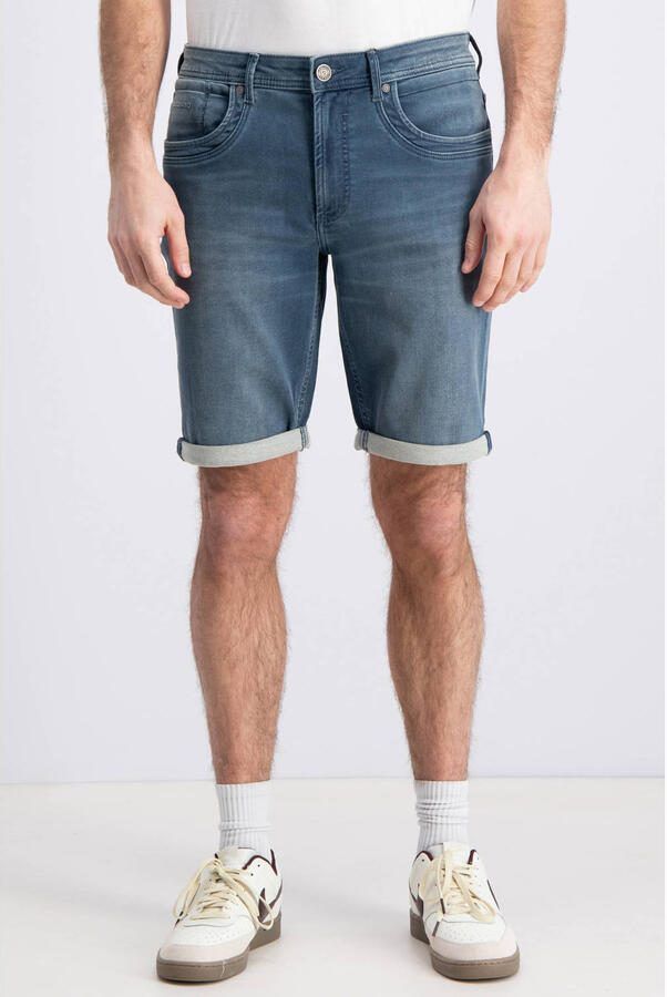 GABBIANO regular short medium blue denim