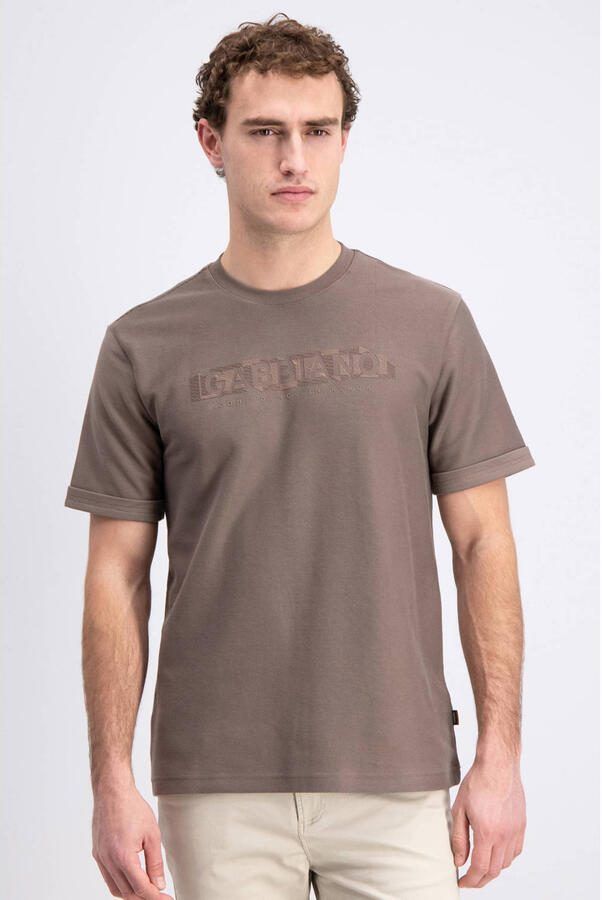 Gabbiano Jacquard Front Logo Shirt Heren