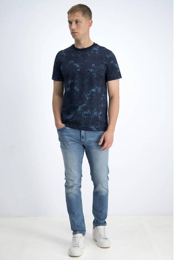 GABBIANO regular T-shirt donkerblauw