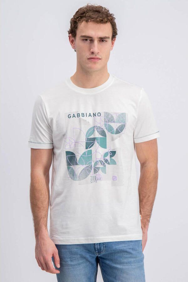 GABBIANO regular T-shirt ecru - Foto 3