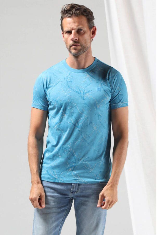 GABBIANO regular T-shirt lichtblauw