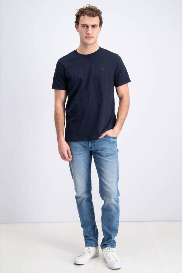 GABBIANO regular T-shirt met backprint donkerblauw - Foto 2