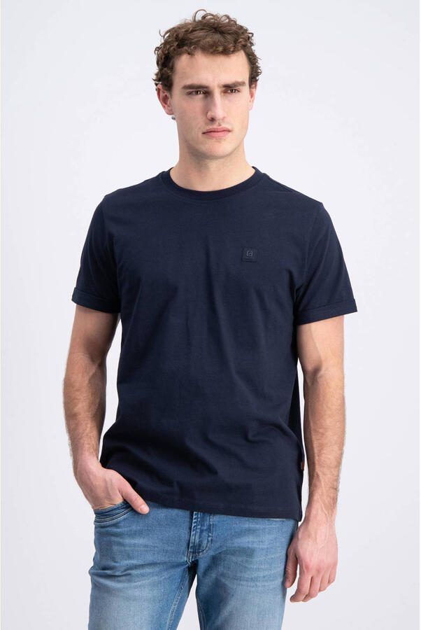 GABBIANO regular T-shirt met backprint donkerblauw - Foto 3