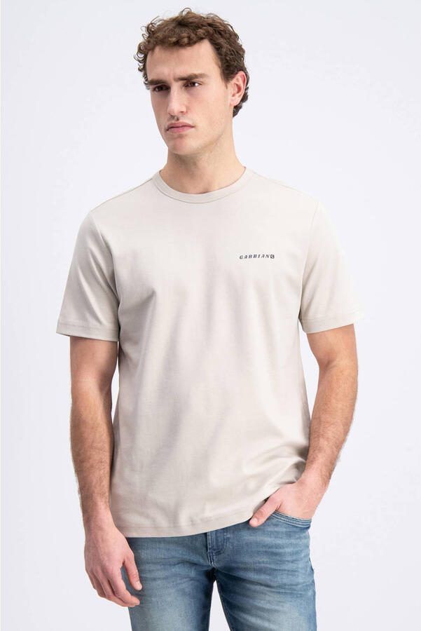 GABBIANO regular T-shirt met backprint ecru