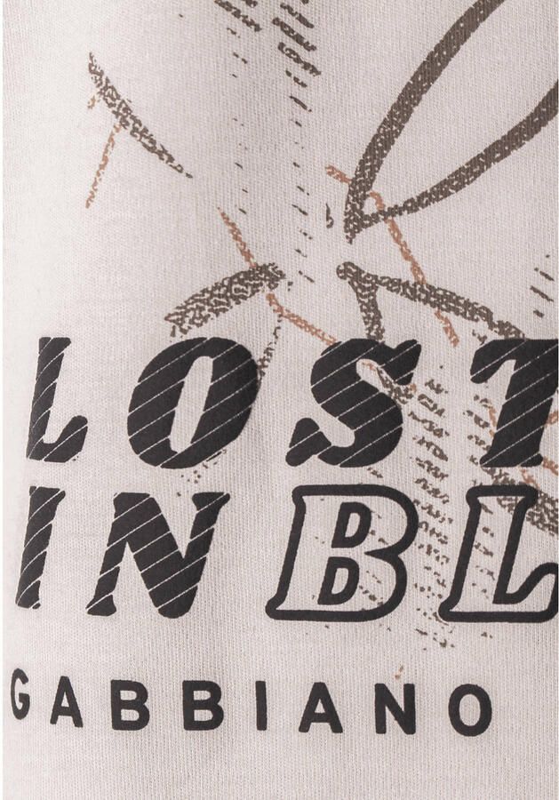 GABBIANO regular T-shirt met backprint ecru - Foto 2