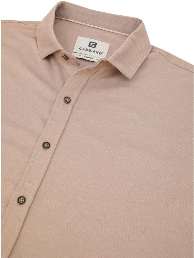 GABBIANO slim fit overhemd beige - Foto 3
