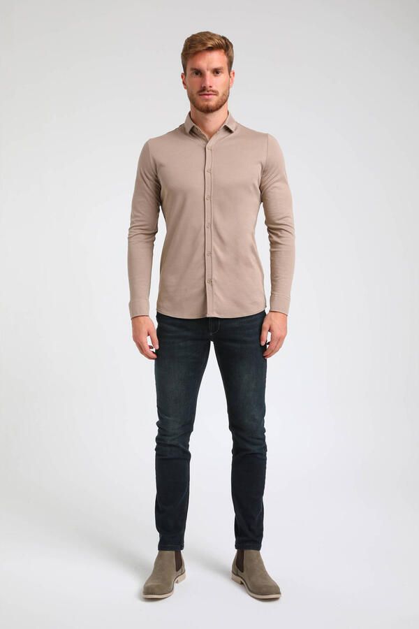 GABBIANO slim fit overhemd beige - Foto 2