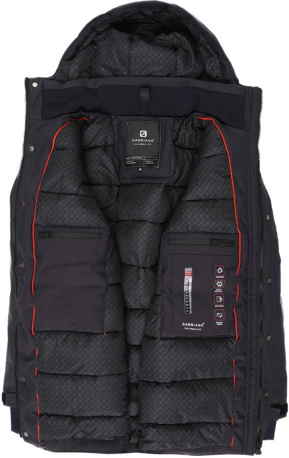 Gabbiano Long Canvas Parka Winterjas Heren - Foto 2