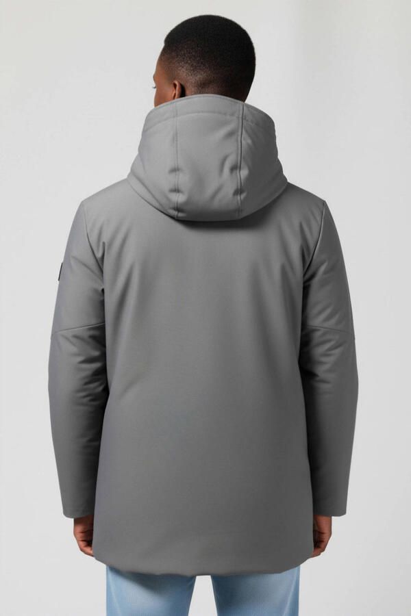 Gabbiano Long Canvas Parka Winterjas Heren - Foto 2