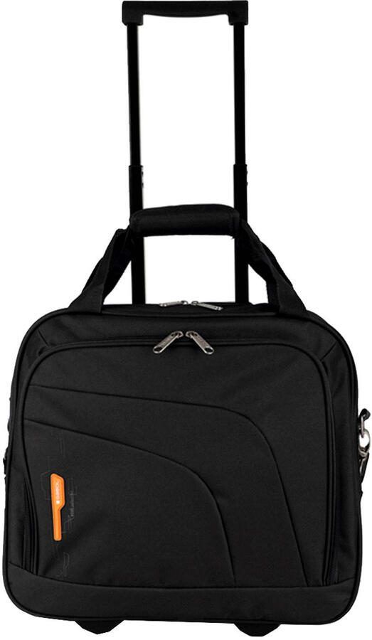 Gabol 15 inch laptop trolley Week Pilot zwart