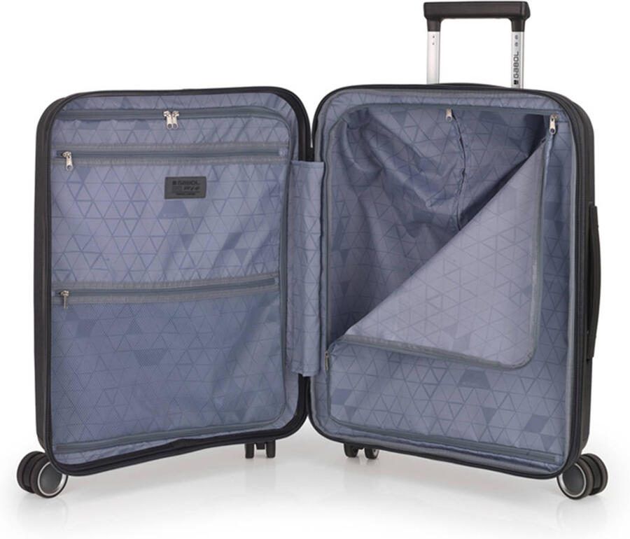 Gabol trolley Brooklyn 55 cm. Expandable donkergrijs - Foto 2