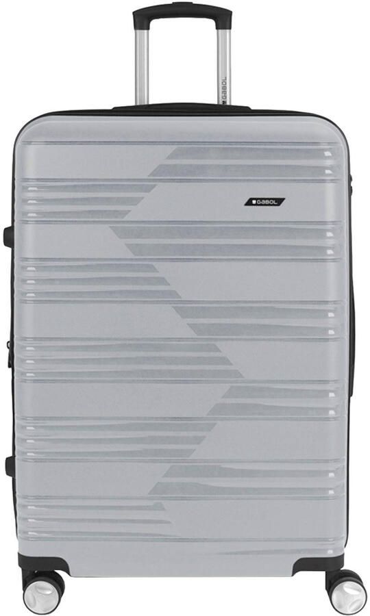 Gabol trolley Uyiko 76 cm. zilverkleurig