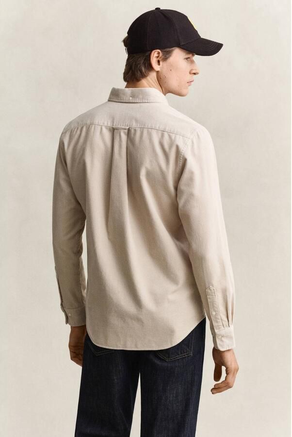 Gant Regular fit corduroy overhemd met gestikt logo - Foto 3