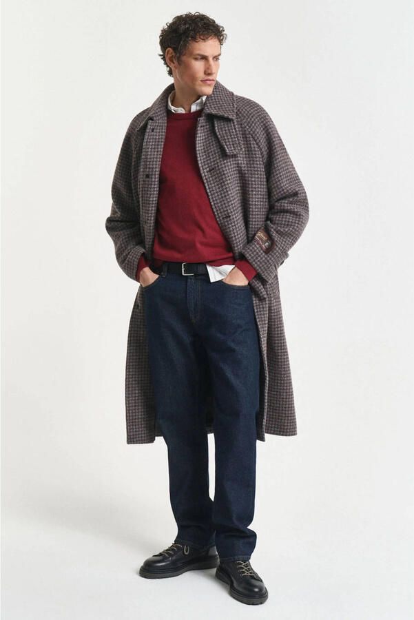 Gant Trui met ronde hals CLASSIC COTTON C-NECK Premium gebreide trui van zacht 100% katoen overgangstrui - Foto 2