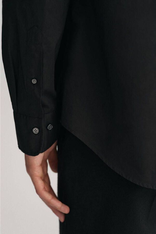 Gant Overhemd met lange mouwen Regular fit poplin overhemd licht slijtvast easy care