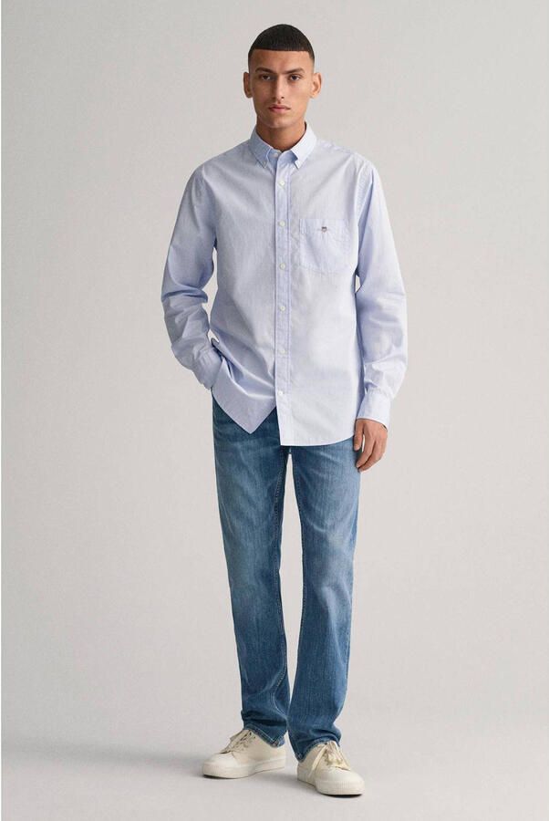 Gant Overhemd met lange mouwen Regular fit poplin overhemd licht slijtvast easy care - Foto 2
