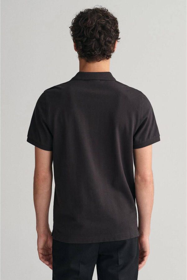 Gant Poloshirt REG SHIELD SS PIQUE POLO met logo en platte breikraag 100% katoen pique - Foto 6