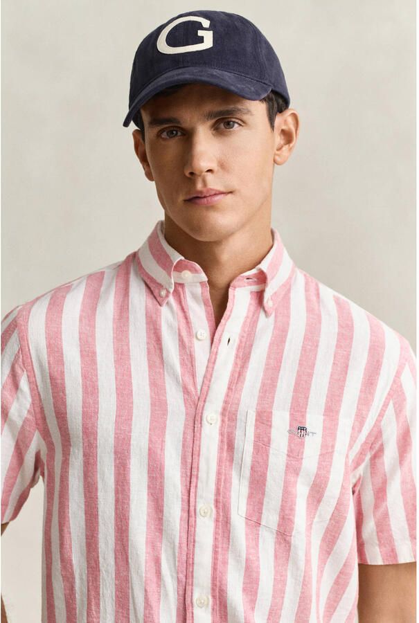 Gant regular fit korte broek met elastische boord model 'SUNFADED' - Foto 2