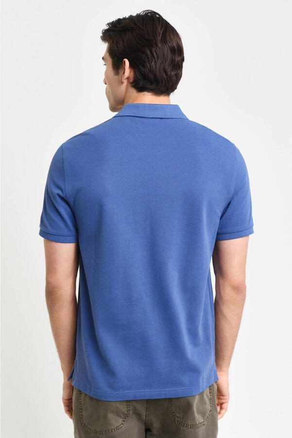 GANT regular polo blauw - Foto 3