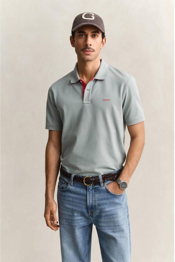 Gant Contrast Piqué Polo Heren