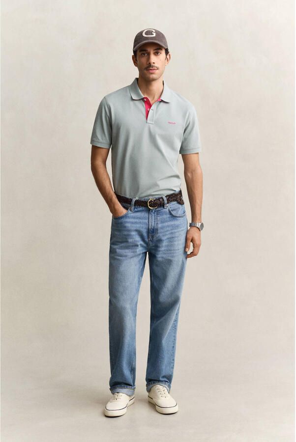 Gant Contrast Piqué Polo Heren - Foto 3
