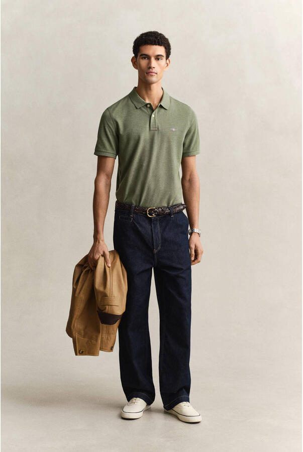 GANT regular polo groen - Foto 2