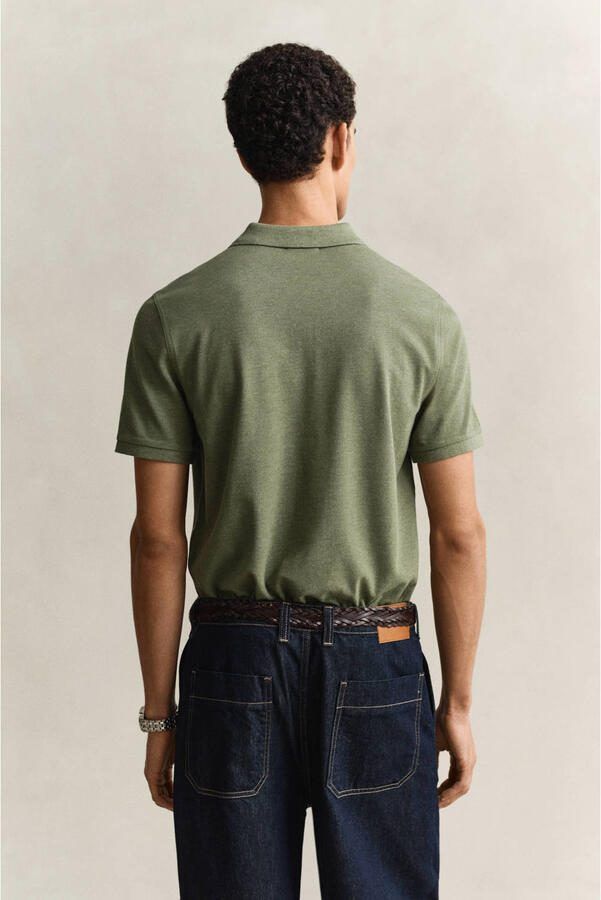 GANT regular polo groen - Foto 3