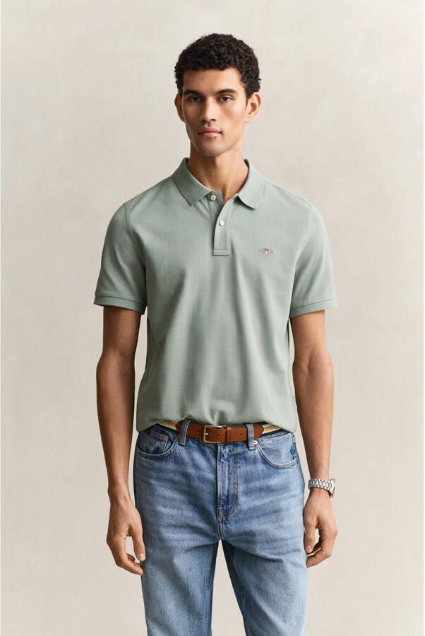 Gant Shield Pique Polo Heren