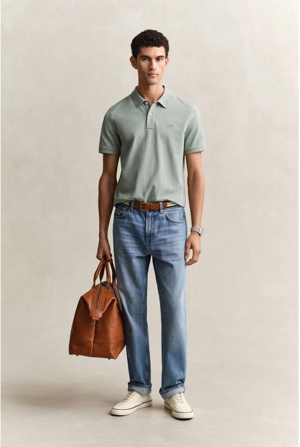 Gant Shield Pique Polo Heren - Foto 2
