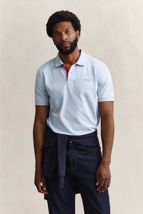 Gant Contrast Piqué Polo Heren