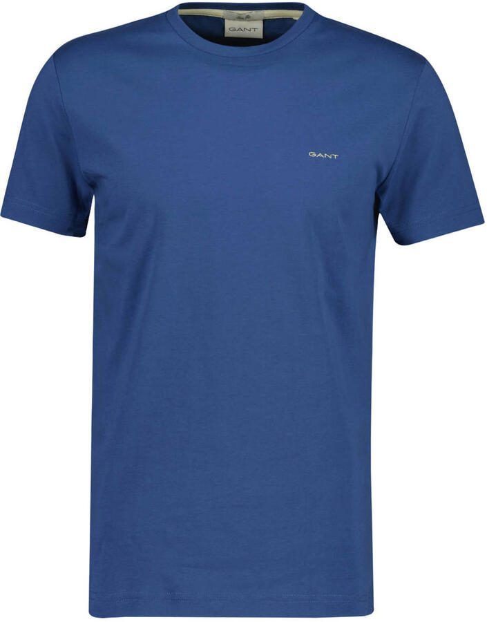 GANT regular T-shirt blauw