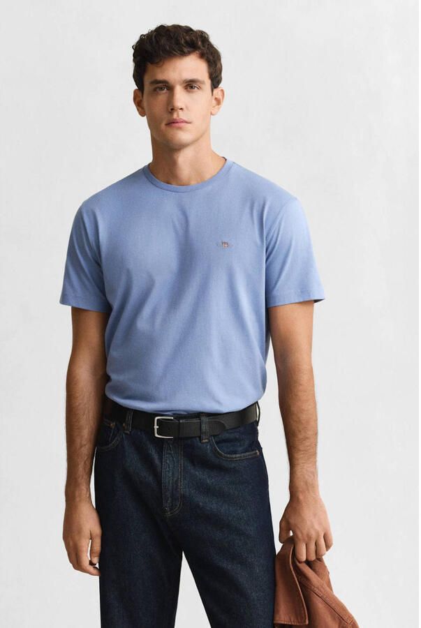 Gant T-shirt Korte Mouw Normaal schild T-shirt