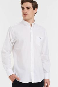 Gant wit overhemd Regular Fit button down