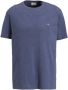 GANT regular fit T-shirt met logo en borduursels dark jeans blue melange - Thumbnail 1