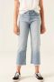 Garcia cropped slim fit jeans Mylah 576 bleached Blauw Meisjes Denim 128 - Thumbnail 1