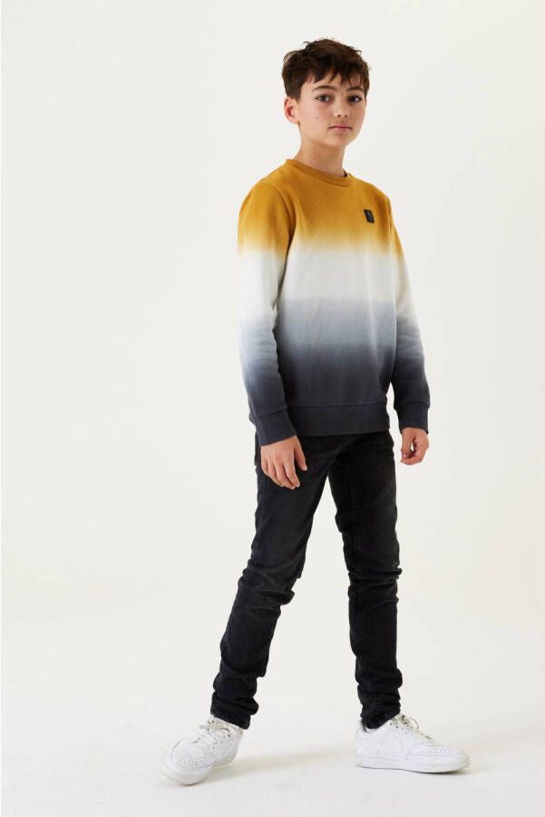 Garcia dip-dye sweater geel wit grijs Dip-dye 140 146