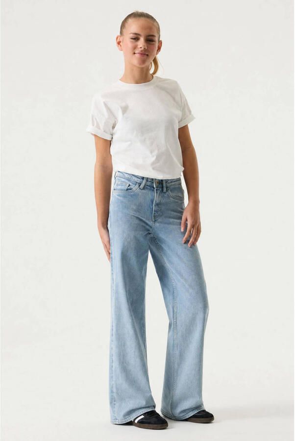 Garcia Annemay wide leg jeans lichtblauw - Foto 2
