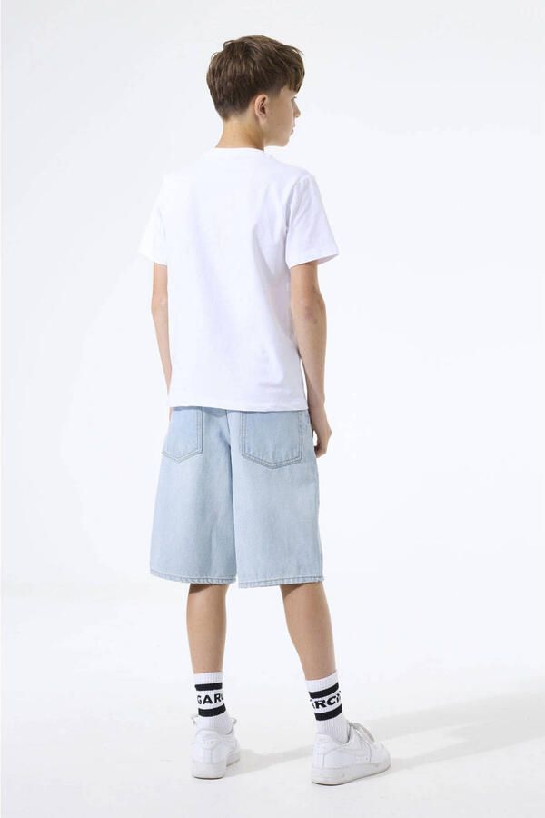 Garcia straight fit short met logopatch model 'Jaysen' - Foto 2